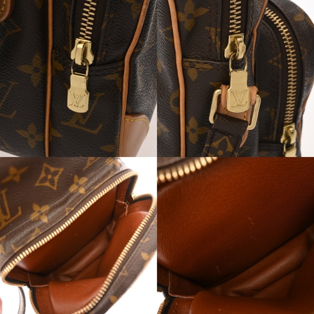 LOUIS VUITTON Authentic Brown Monogram Canvas Shoulder Bag - Picture 9 of 11